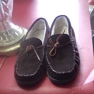 George Men's Leather Moccasins Size 9/10 .